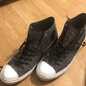 Gray/Silver Chuck Taylor’s Lunarlon M12 W14